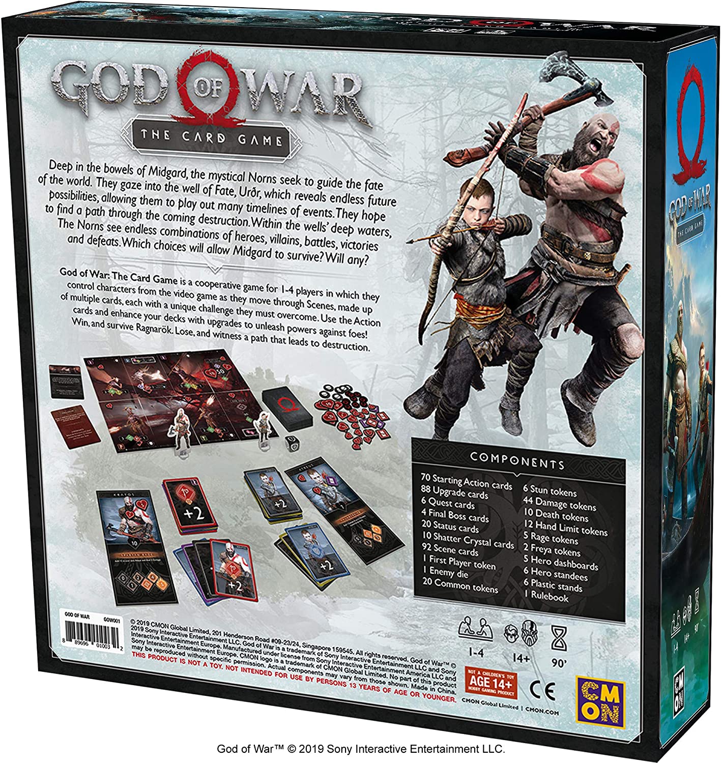 CoolMiniOrNot CMNGOW001 God of War The Card Game, Mixed Colours, Medium - Image 3