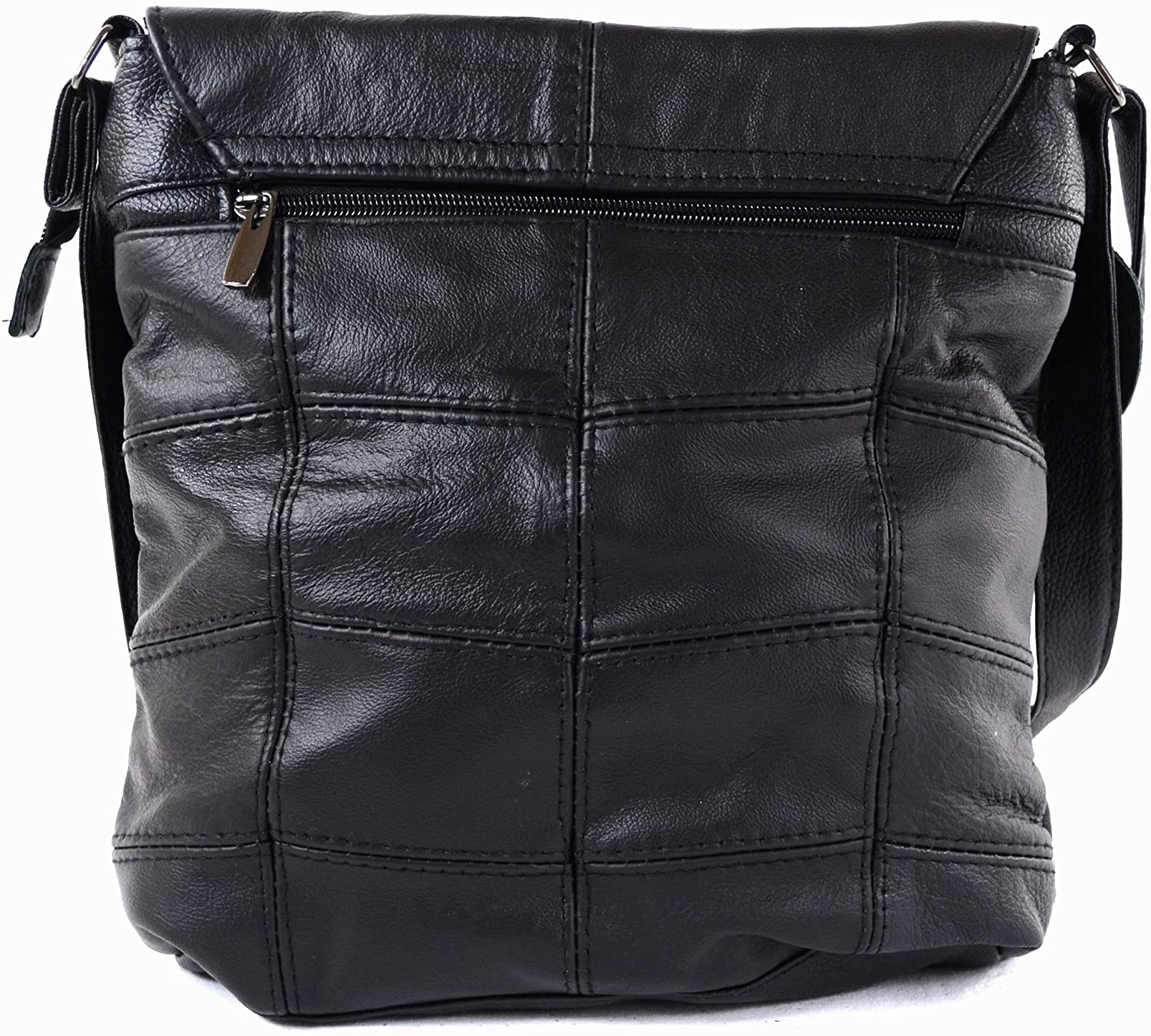Ladies Leather Cross Body Bag/Shoulder Bag (Black, Tan, Dark Brown) - Image 2