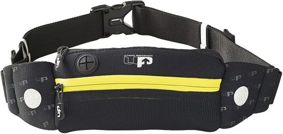 Ultimate Performance Men's Titan Runners Waist Pack-black/Yellow, One Size