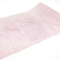 mt wrap Wrinkled Grid red Gift wrap 230mm x 5m