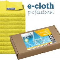 E-Cloth General Purpose Microfibre Cleaning Cloth, 300 Wash Guarantee, Daffodil Yellow, 10 Pack