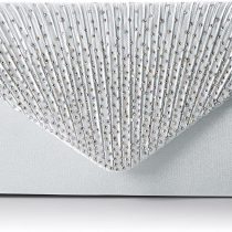 SWANKYSWANS Womens Abby Diamante Envelope Style Bag Clutch