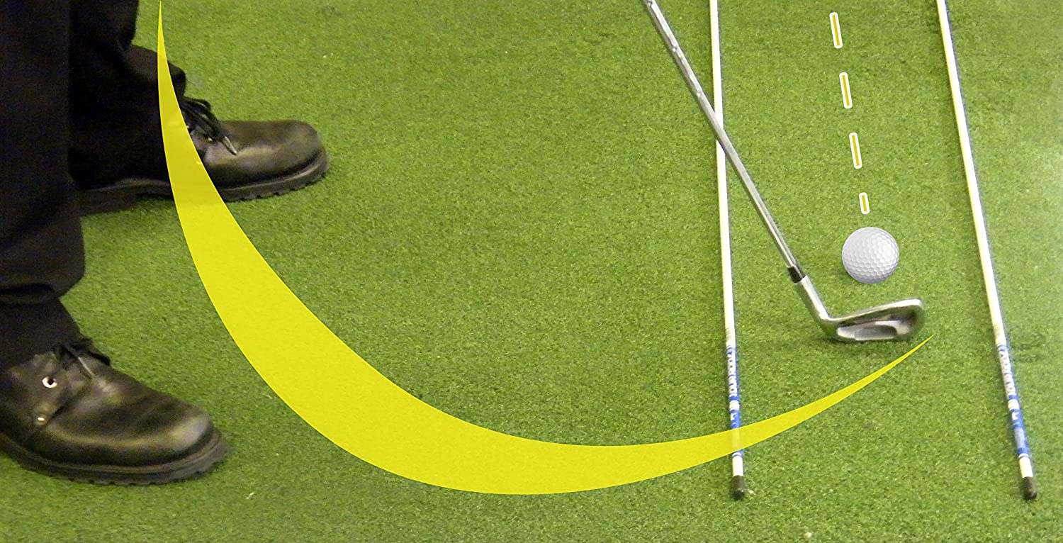 Longridge Golf Practice Aid Tour Rodz Alignment Sticks Black - Image 3