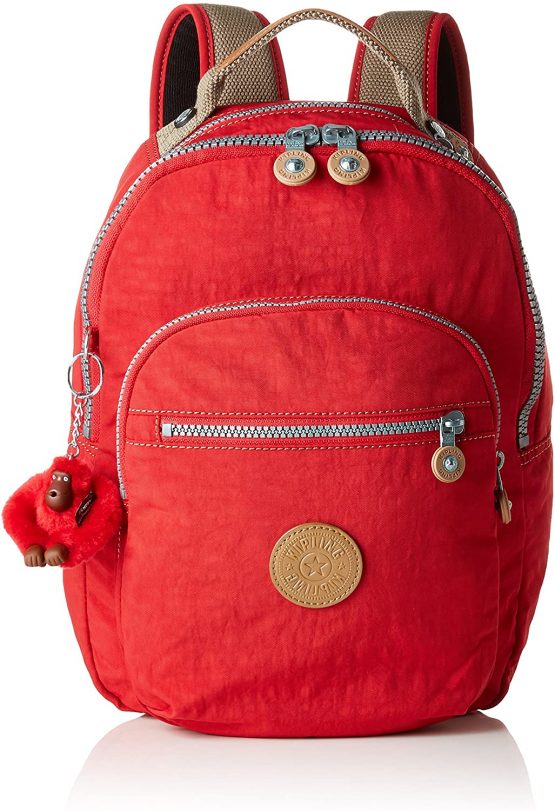 Kipling class Seoul School Backpack, 34 cm, 10 Litres, Red (True C