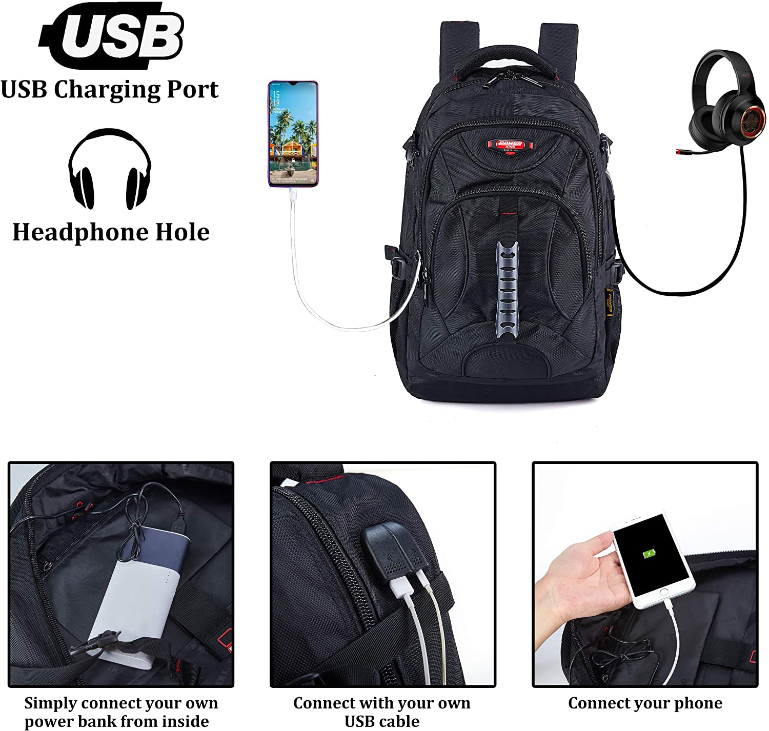 POWER KING Hiking Backpack 30L - Image 3