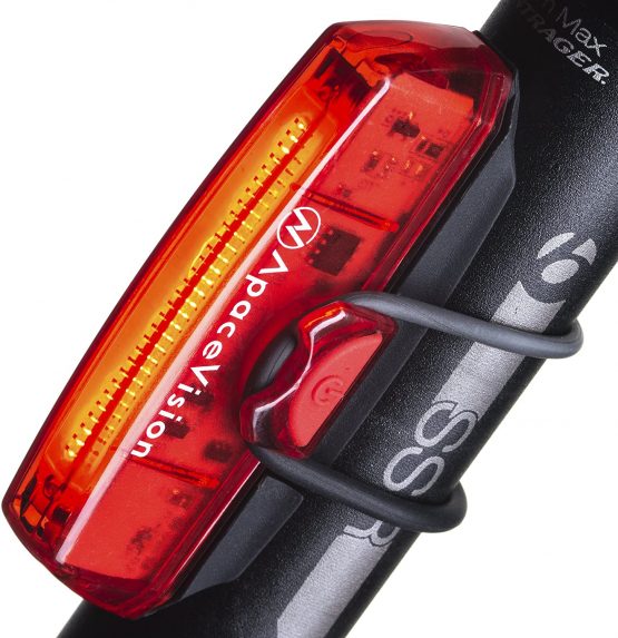 GuardG3X USB Rechargeable Bike Tail Light by Apace – Powerful 6 Setting, 30 Super Bright LED Bicycle Rear Light Easily Clips On as Red Taillight for Optimum Cycling Safety - 12 Hour Run Time