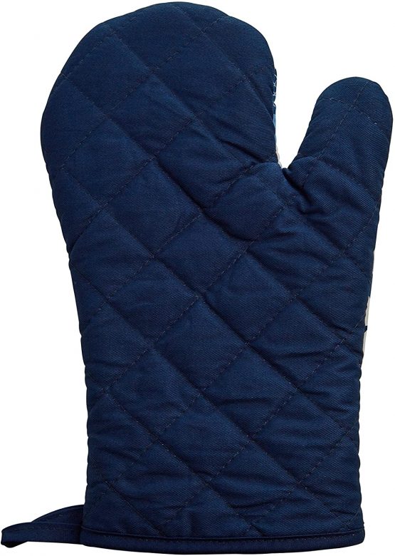 Premier Housewares Pisces Kitchen Oven Glove - Blue - Image 2