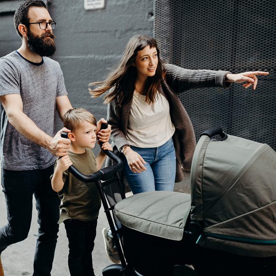 Micralite Smart Fold and Two Fold Airflow Carrycot – Black - Image 2