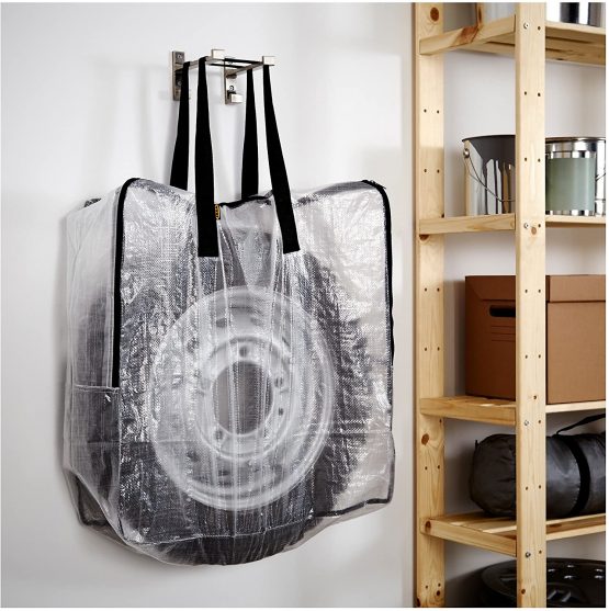 IKEA DIMPA 3 pcs Extra Large Storage Bag, Clear Heavy Duty Bags, Moth and Moisture Protection Storage Bags - Image 2