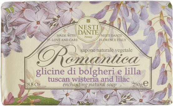 NESTI DANTE Romantica, Tuscan Wisteria & Lilac Soap 250 g