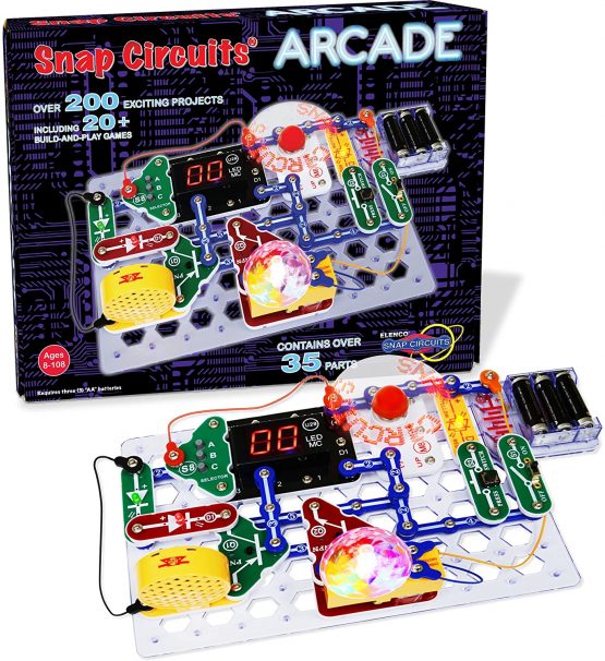 Snap Circuits Arcade SCA-200 | Over 200 STEM Projects | 35 Parts | Full Color Project Manual | STEM Educational Toy for Kids 8+