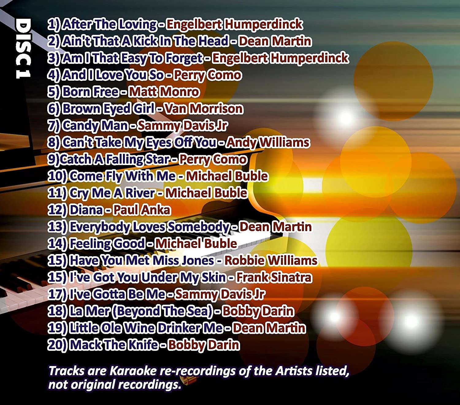 Mr Entertainer Big Karaoke Hits of Crooners - Double CD+G (CDG) Pack. 40 Top Songs - Image 2