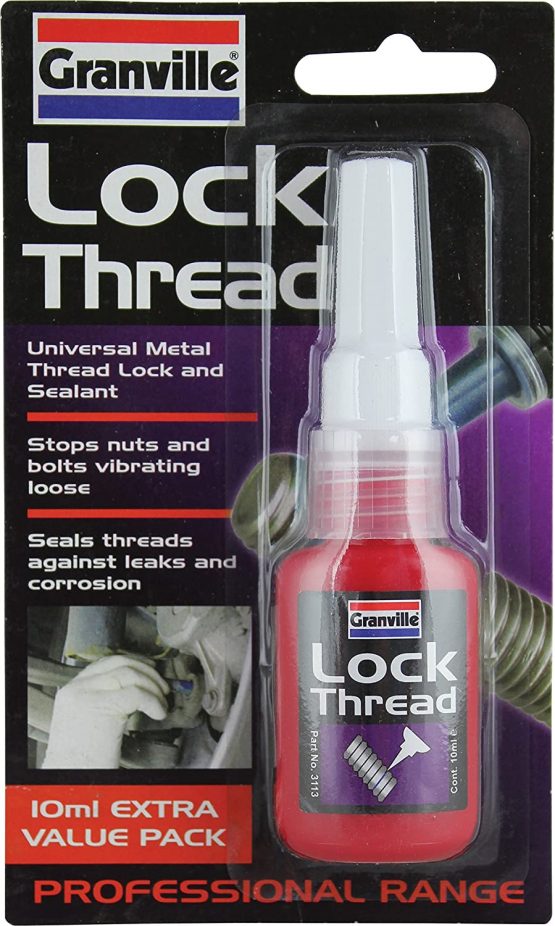 Granville 3113B Universal Metal Thread Lock and Sealant, 10 ml