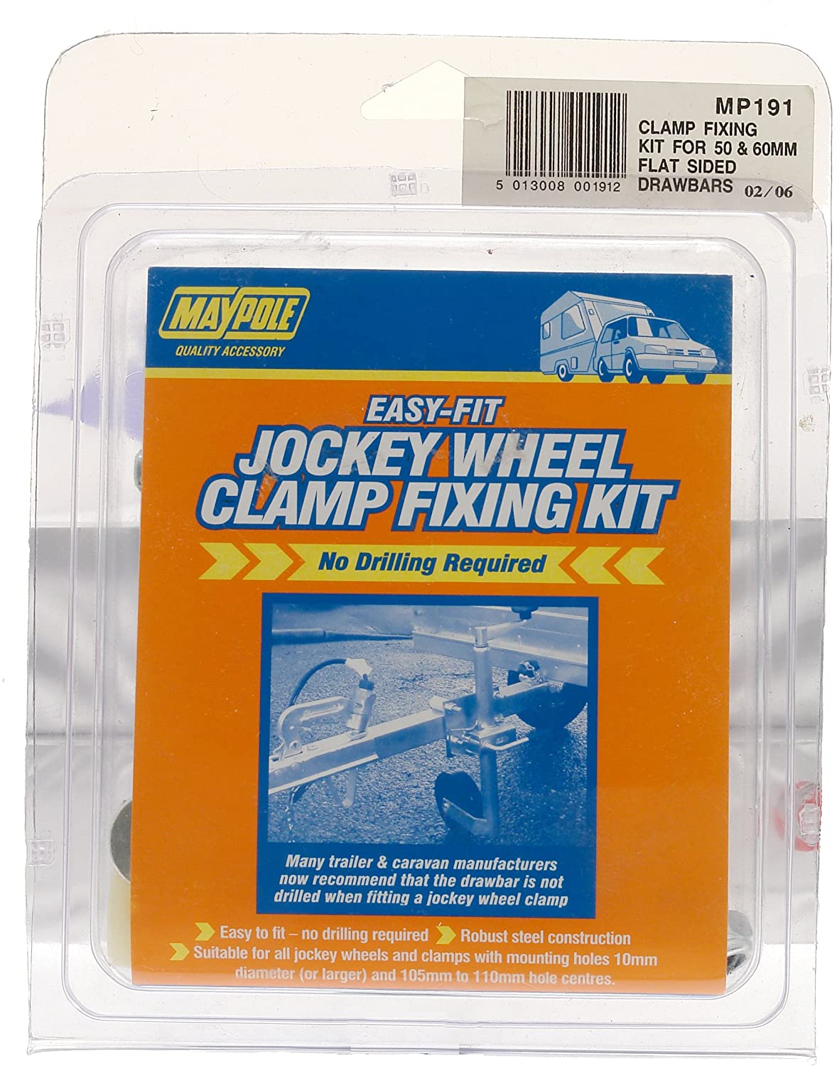 Maypole Jockey Wheel Clamp Fixing Kit BigaMart