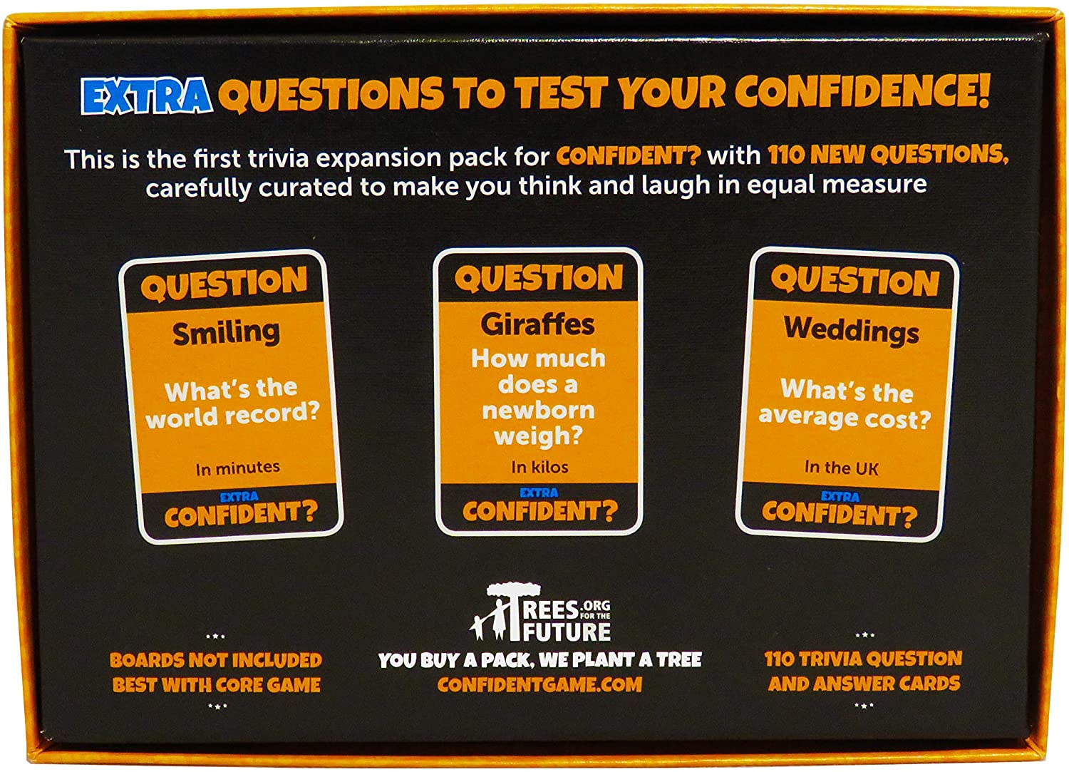 CONFIDENT? Expansion Pack: New Trivia Questions for the Hit Quiz Game - Booster Pack #1 - for Families Adults & Kids - Image 2