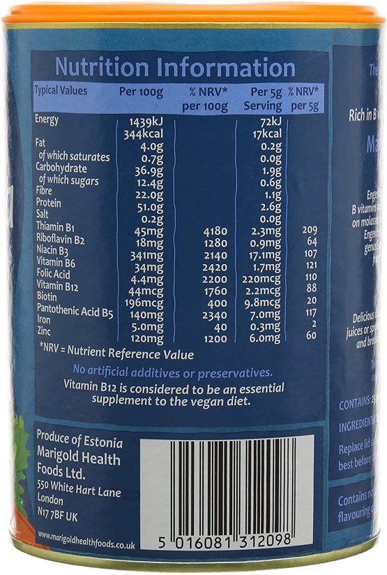Engevita Yeast With B12 125 g (Pack of 3) - Image 2