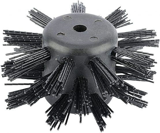 Draper 16269 Nylon Brush for Drain Rods, Black