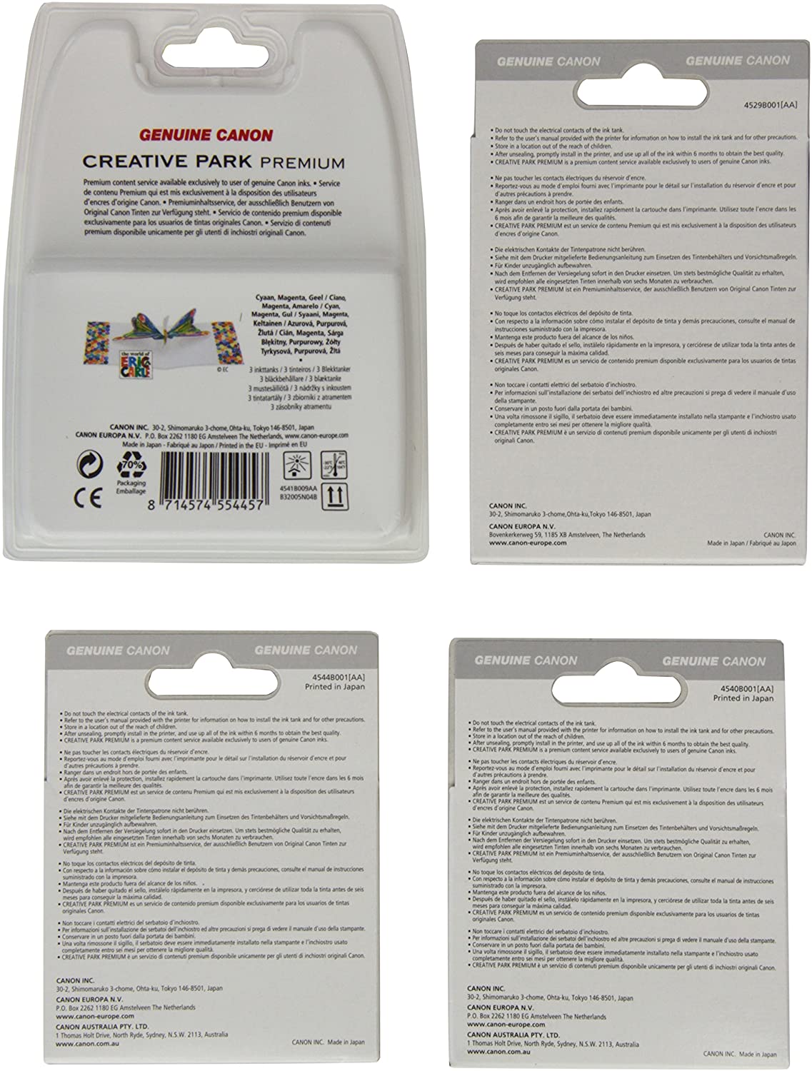 Canon PGI525-CLI526 Ink Cartridge (Pack of 6), Cyan, B004920Q7W - Image 2