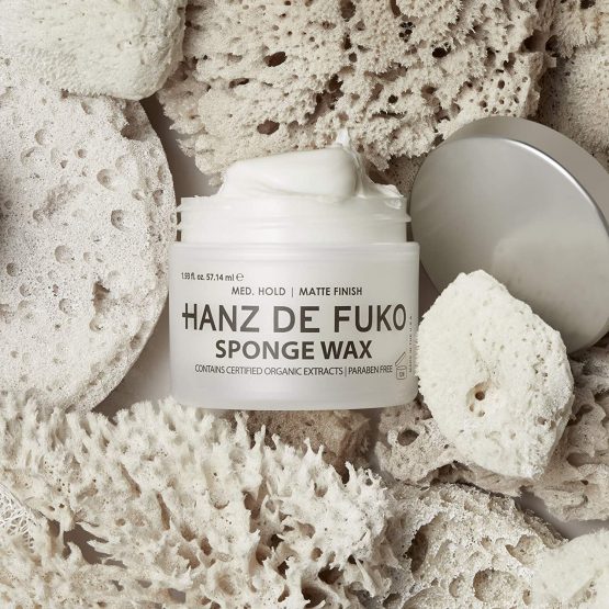 Hanz de Fuko Premium Hair Styling Sponge-Wax: High Performance Hair Styling Wax with a Semi-Matte Finish 56g/57.14ml - Image 4