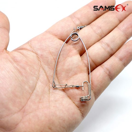 SAMSFX Ice Fishing Spring Hook 3 Pieces in Pack - Image 4