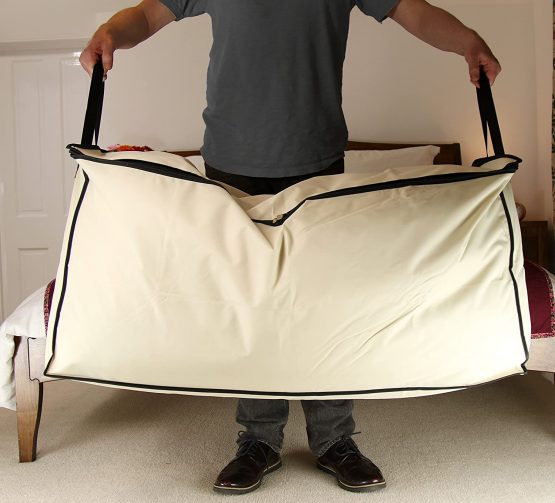 Neusu Strong Bedding Storage Bag (Beige, 200 Litre (91x47x47cm)) - Image 3
