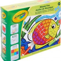 Crayola – Mosaic Workshop – Craft – Activity Kits – For Ages 4 and Up – Drawing and Colouring Game