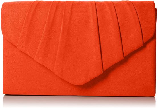 SwankySwans Women's Iggy Suede Velvet Envelope Party Prom Clutch Bag Clutch
