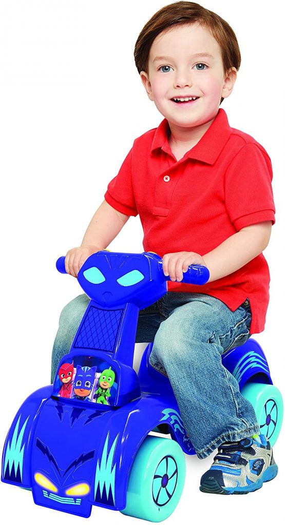 PJ MASKS 55607-4L Pyjamahelden Rutscherfahrzeug Catboy Ride on, Blue