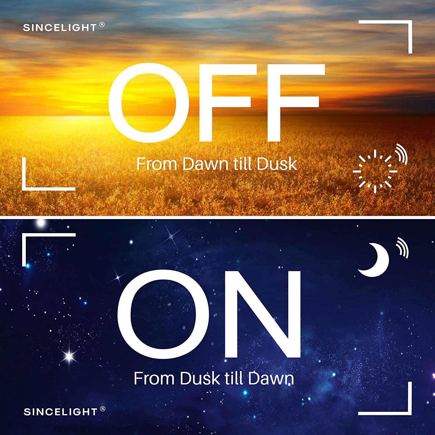 SINCELIGHT Dusk to Dawn LED Light Bulb 9W with Dual Photocell Sensors, ON/Off Automatic Depends on the Daylight Level - Image 2