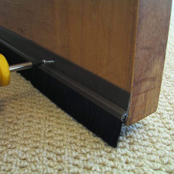 STORMGUARD Brown 02SR0200838B 838mm Bottom of The Door Brush Strip Draught Excluder (2'9") - Image 4