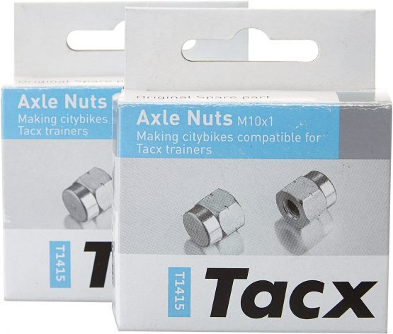 Tacx Axle Nuts for Non-Quick Release Wheels, 10 mm, One Pair - Image 2