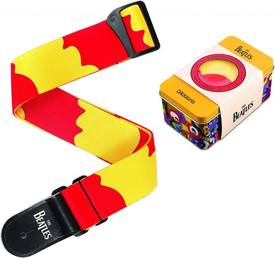 D'Addario Accessories Beatles Guitar Strap - Electric Guitar Strap, Acoustic Guitar Strap, Acoustic Electric Guitar Strap & Bass Guitar Strap - Yellow Submarine 50th Anniversary - Paul