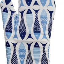 Premier Housewares Pisces Kitchen Oven Glove - Blue