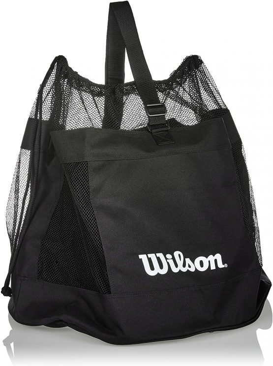 Wilson Universal Ball Net, Suitable for All Sports, Drawstring Opening, Black, WTH1816 - Image 2