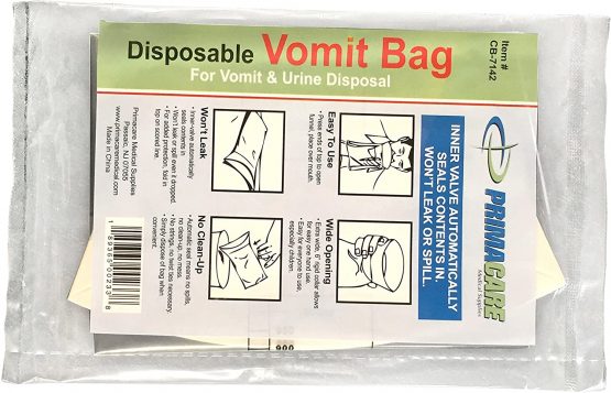 Primacare Medical Supplies CB-7142 Disposable Vomit Emesis Bag, Pack of 12 - Image 4