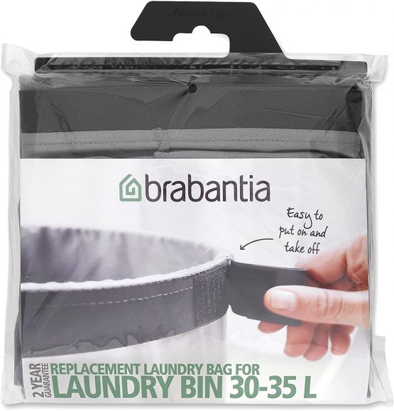 Brabantia 102363 Replacement Inner Bag for Laundry Bin, 60 L - Grey - Image 2