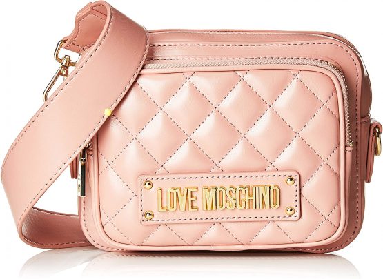 Love Moschino Women's Quilted Nappa Pu Messenger Bag, 15x10x15 Centimeters (W x H x L)