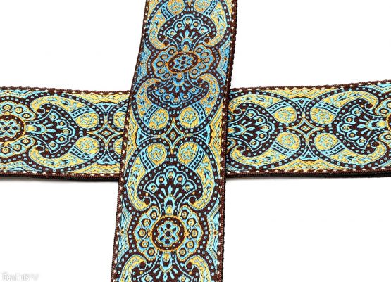 Ernie Ball P04098 Imperial Paisley Jacquard Guitar Strap, Adjustable from 38" to 68" - Image 2
