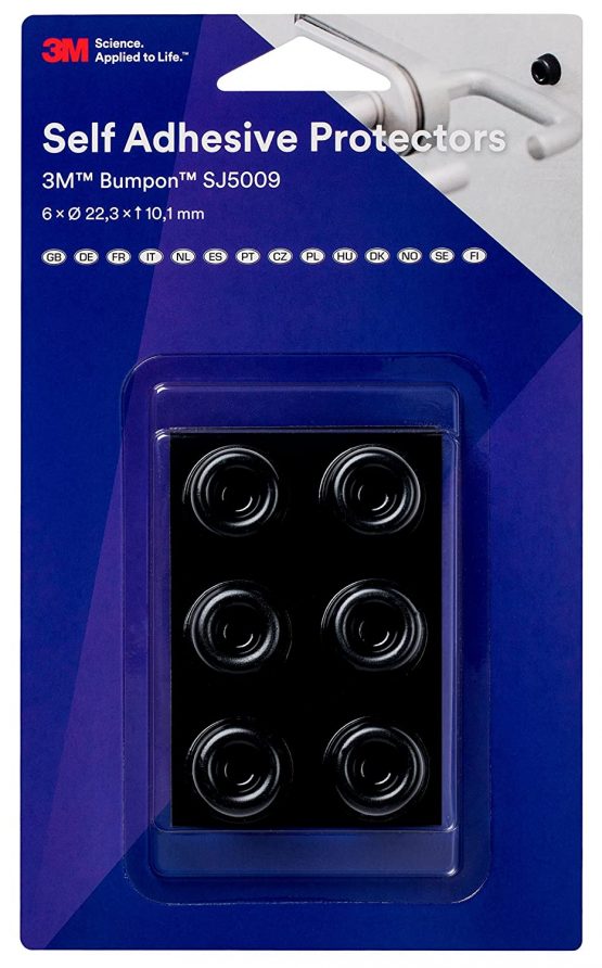 3 M SJ5009S BL Bumpon Elastic Buffers Mini Pack