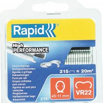 Rapid High Performance Galvanised Fence Hog Rings, VR22, 5-11 mm, 40108801 - 215 Pieces