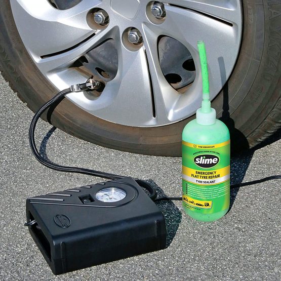 Slime CRK0305-IN Flat Tyre Puncture Repair, Smart Repair, Emergency Kit for Car Tyres, Includes Sealant and Tyre Inflator Pump, Suitable for Cars and Other Highway Vehicles, 15 Min Fix - Image 3