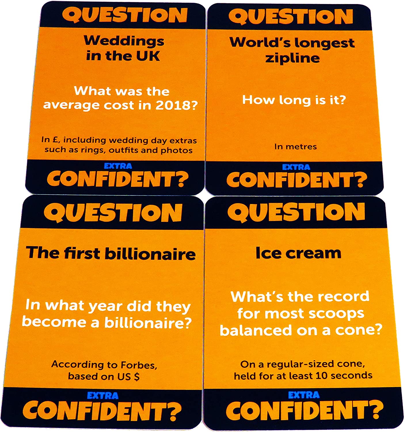 CONFIDENT? Expansion Pack: New Trivia Questions for the Hit Quiz Game - Booster Pack #1 - for Families Adults & Kids - Image 4