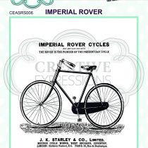Creative Expressions Pre Cut Rubber Stamp by Andy Skinner-Imperial Rover, Grey, 10.1 x 10.1