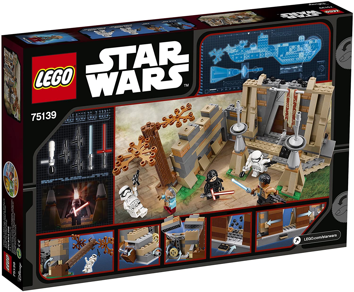 LEGO Star Wars 75139 Battle on Takodana Playset, Mixed, standard size - Image 2