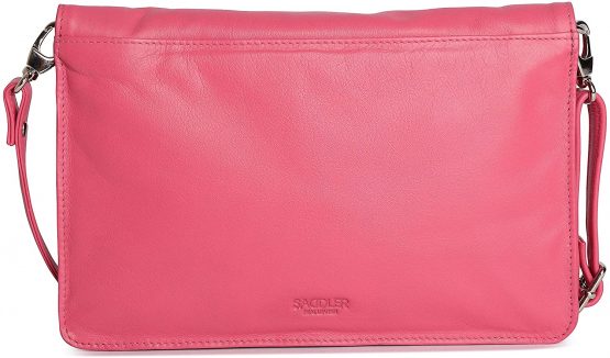 SADDLER Womens Real Leather Slim Cross Body Purse Clutch with Detachable Strap | Ladies Sling Bag - Perfect for Cell Phone, Cosmetics and Travel Cards | Gift Boxed - Image 3
