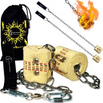Juggle Dream STARTER Fire Poi Set - 50mm Wicks + Travel Bag!