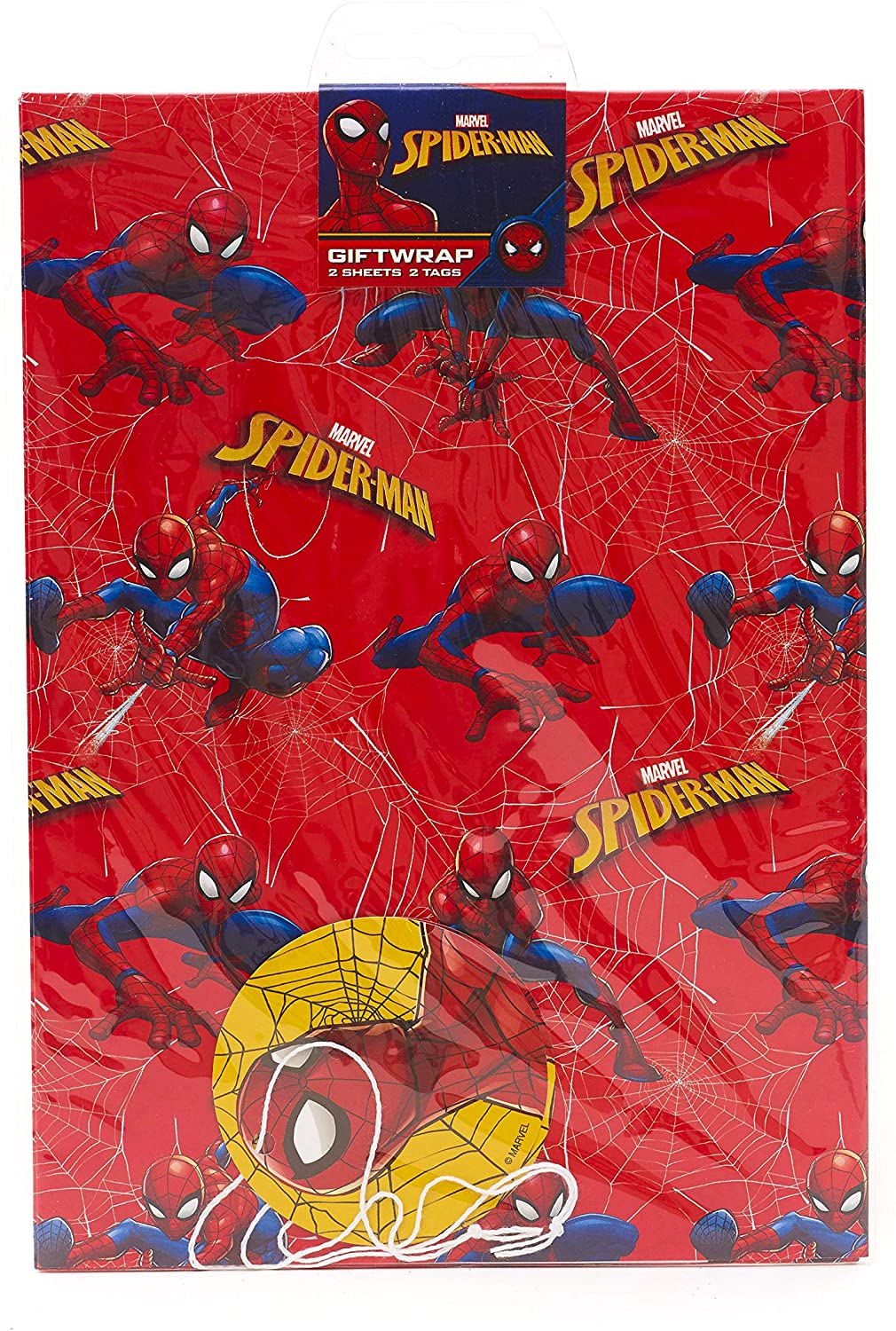 Marvel Spiderman Wrapping Paper, Superhero Wrapping Paper, Birthday Boy
