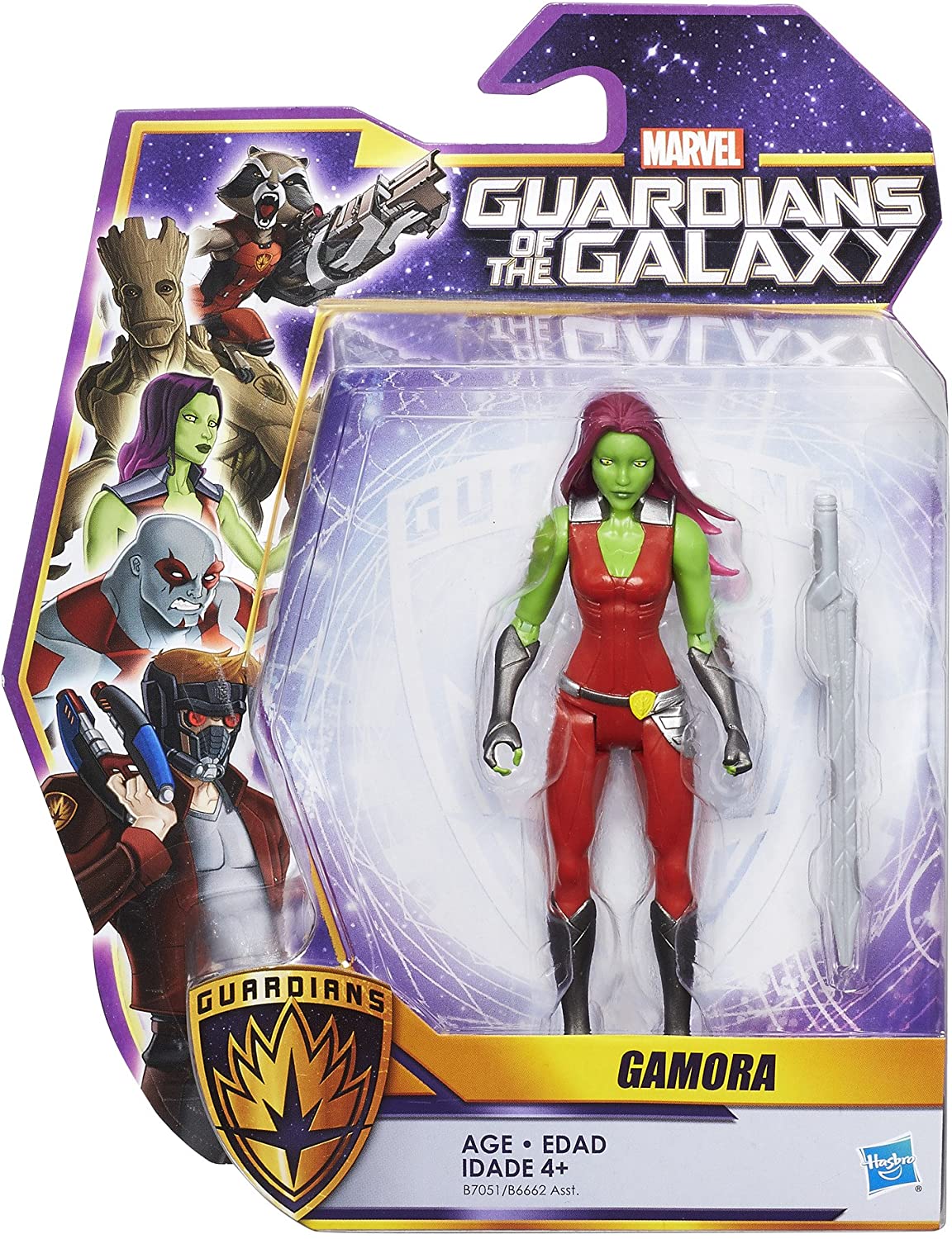 Guardians of the Galaxy Marvel 6-inch Gamora, Red - Image 2