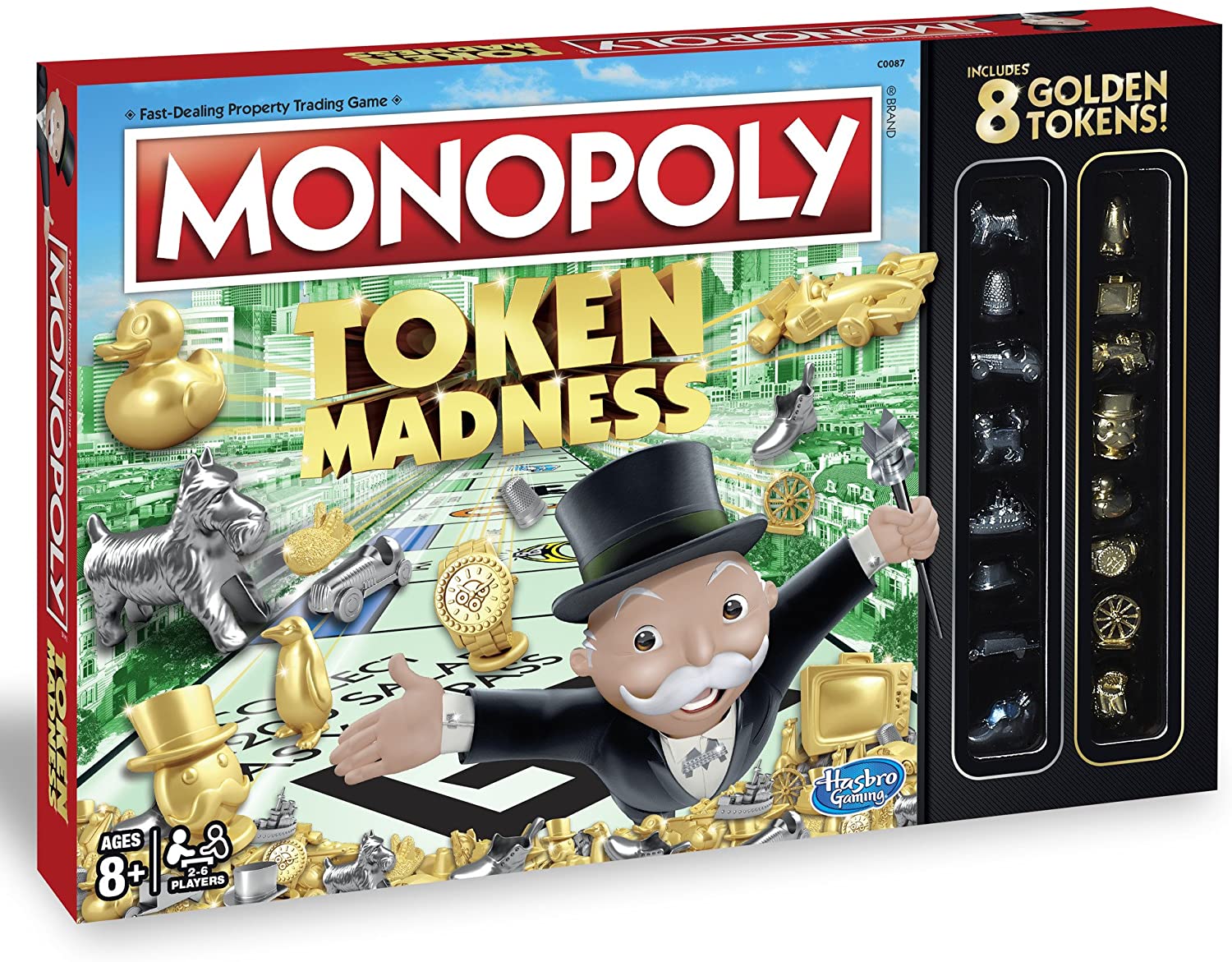 Monopoly Token Madness Game, Golden,silver - Image 4
