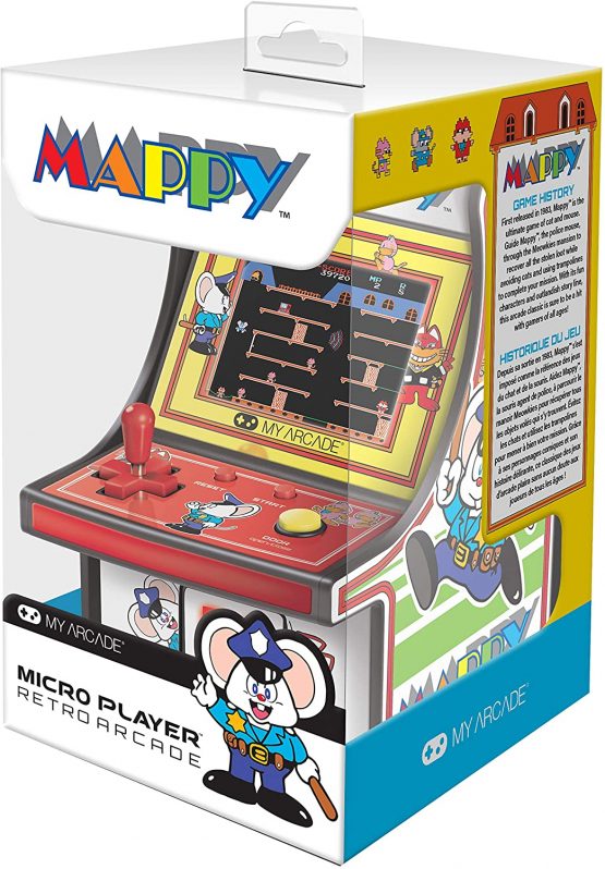 6" Collectible Retro Mappy Micro Player (Electronic Games)